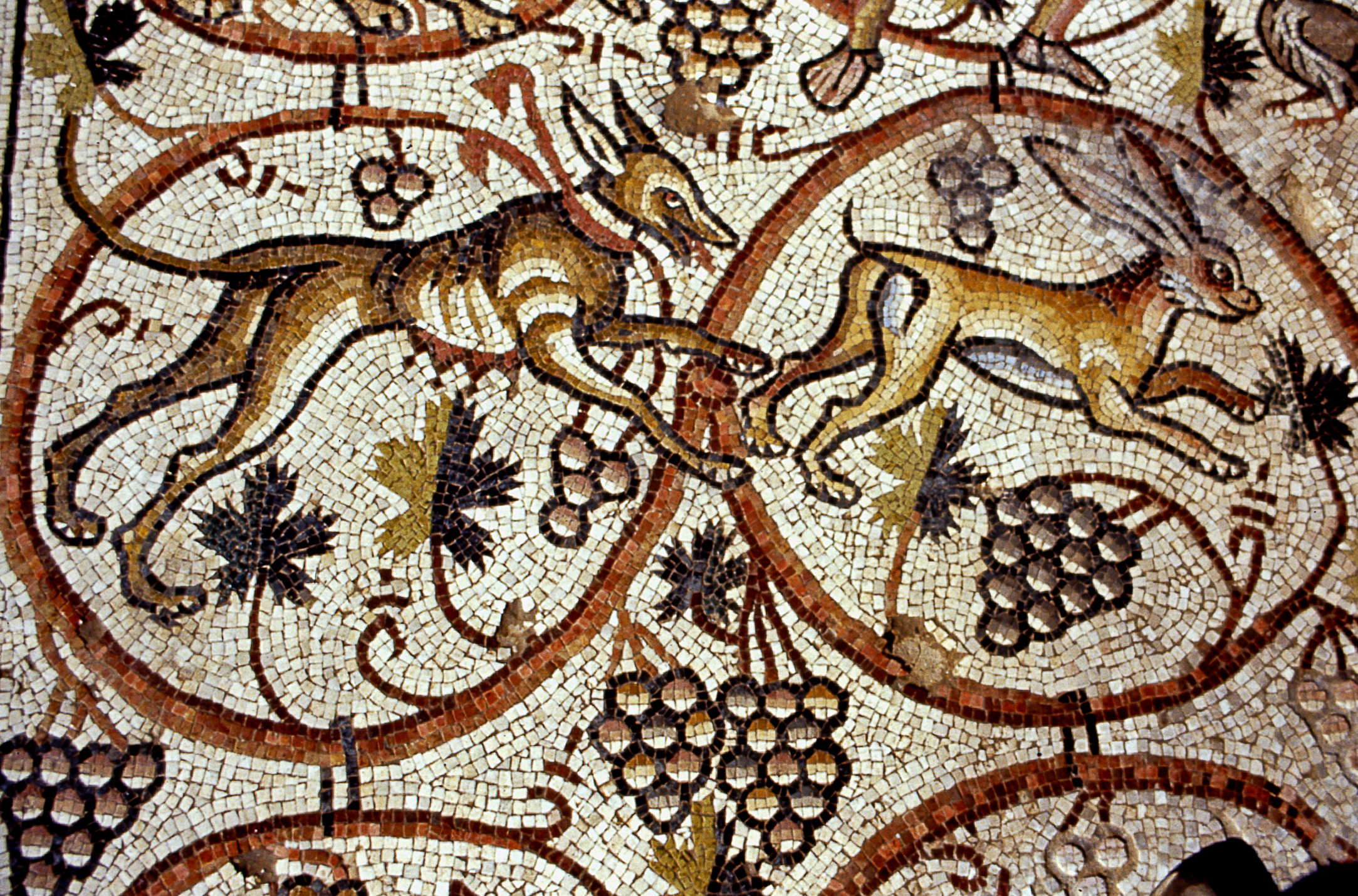Part of the Byzantine mosaic